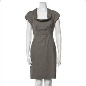 Ted Baker London cowl neck wool tailored dress.